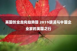 英国创业走向趋势图 2019胡润与中国企业家的英国之行