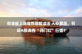 创业板上涨趋势图解读法 人心思涨，节后A股真有“开门红”行情？