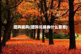 团购换购(团购兑换券什么意思)