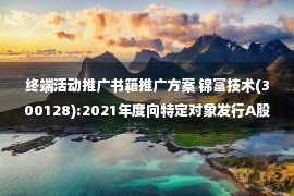 终端活动推广书籍推广方案 锦富技术(300128):2021年度向特定对象发行A股股票募集说明书（申报稿）