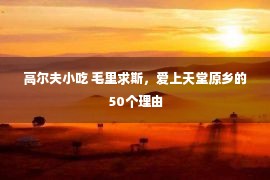 高尔夫小吃 毛里求斯，爱上天堂原乡的50个理由