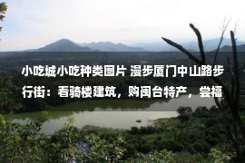 小吃城小吃种类图片 漫步厦门中山路步行街：看骑楼建筑，购闽台特产，尝福建小吃