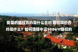 我国的期权合约是什么合约 期权现价合约是什么？如何选择中证500etf期权的现价合约？