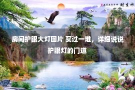 房间护眼大灯图片 买过一堆，详细说说护眼灯的门道