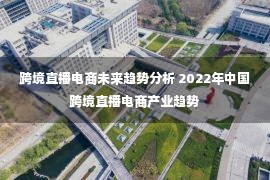 跨境直播电商未来趋势分析 2022年中国跨境直播电商产业趋势