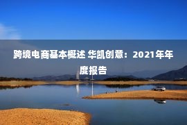 跨境电商基本概述 华凯创意：2021年年度报告