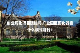 创业孵化项目赚钱吗 产业园区孵化器靠什么模式赚钱？