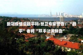 新冠疫情会躺平吗:世卫专家警告：“躺平”者将“双手沾满鲜血”