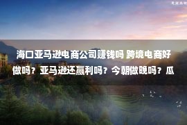 海口亚马逊电商公司赚钱吗 跨境电商好做吗？亚马逊还赢利吗？今朝做晚吗？瓜分正在亚马逊开店的五大劣势！