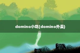 domino小吃(domino外卖)