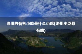 洛川的有名小吃是什么小吃(洛川小吃都有啥)