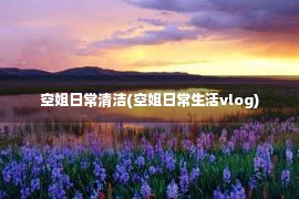 空姐日常清洁(空姐日常生活vlog)