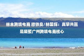 林未跨境电商 穆铁良/林国辉：真挚共赢是凝聚广州跨境电商核心