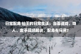 日常配角 仙王的日常生活：当面调戏、烧人、废手现场解说，配角有何用？