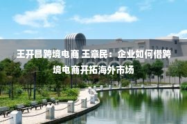 王开昌跨境电商 王章民：企业如何借跨境电商开拓海外市场