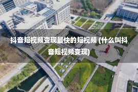 抖音短视频变现最快的短视频 (什么叫抖音短视频变现)