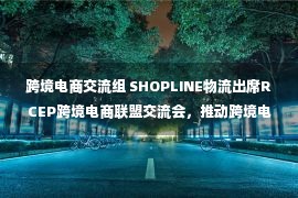 跨境电商交流组 SHOPLINE物流出席RCEP跨境电商联盟交流会，推动跨境电商贸易