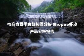 电商自营平台趋势图分析 Shopee虾皮产品分析报告