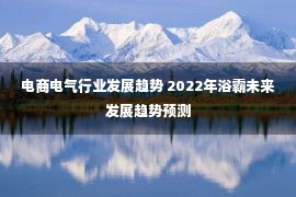 电商电气行业发展趋势 2022年浴霸未来发展趋势预测