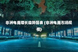 非洲电商增长趋势图表 (非洲电商市场规模)