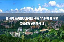 非洲电商增长趋势图分析 非洲电商购物受欢迎的类目分析