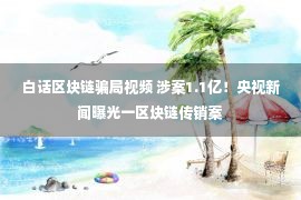 白话区块链骗局视频 涉案1.1亿！央视新闻曝光一区块链传销案