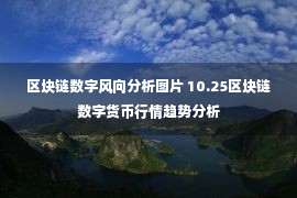 区块链数字风向分析图片 10.25区块链数字货币行情趋势分析