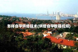 怎样自学烘焙技术(烘焙自学教程视频)