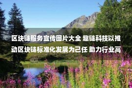 区块链服务宣传图片大全 趣链科技以推动区块链标准化发展为己任 助力行业高质量发展