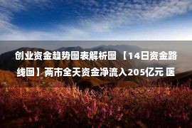 创业资金趋势图表解析图 【14日资金路线图】两市全天资金净流入205亿元 医药生物板块资金净流入居前