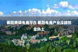 鄱阳跨境电商平台 鄱阳电商产业深耕创业热土