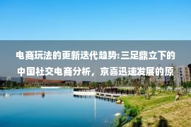 电商玩法的更新迭代趋势:三足鼎立下的中国社交电商分析，京喜迅速发展的原因探究