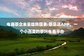 电商茶企未来趋势图表:茶急送APP，一个小而美的茶叶电商平台