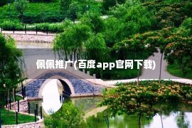 佩佩推广(百度app官网下载)