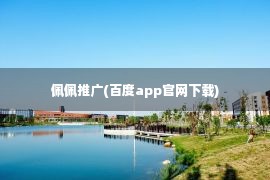 佩佩推广(百度app官网下载)