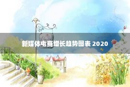 新媒体电商增长趋势图表 2020