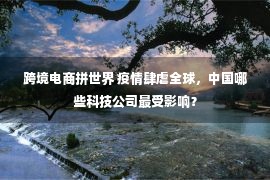 跨境电商拼世界 疫情肆虐全球，中国哪些科技公司最受影响？