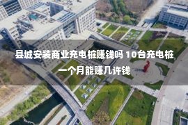 县城安装商业充电桩赚钱吗 10台充电桩一个月能赚几许钱