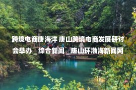 跨境电商唐海洋 唐山跨境电商发展研讨会举办＿综合新闻＿唐山环渤海新闻网