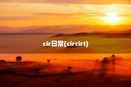 cir日常(circirt)