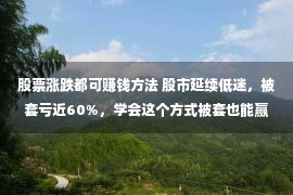 股票涨跌都可赚钱方法 股市延续低迷，被套亏近60%，学会这个方式被套也能赢利