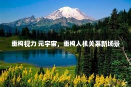 重构视力 元宇宙，重构人机关系新场景