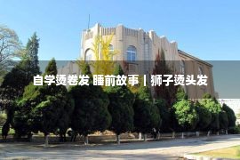 自学烫卷发 睡前故事｜狮子烫头发