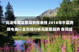 高速电商发展趋势图表格 2018年中国跨境电商行业市场分析与发展趋势 各领域服务商优势明显，但综合发展趋势不变【组图】