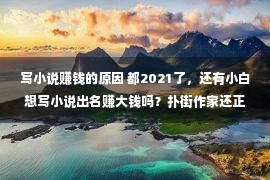 写小说赚钱的原因 都2021了，还有小白想写小说出名赚大钱吗？扑街作家还正在争持吗？