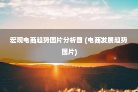 宏观电商趋势图片分析图 (电商发展趋势图片)