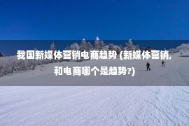 我国新媒体营销电商趋势 (新媒体营销,和电商哪个是趋势?)