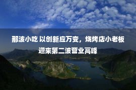 那波小吃 以创新应万变，烧烤店小老板迎来第二波营业高峰