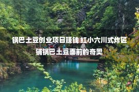 锅巴土豆创业项目赚钱 红小六川式炸匠铺锅巴土豆面前的奇奥