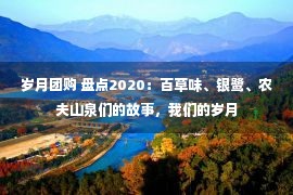 岁月团购 盘点2020：百草味、银鹭、农夫山泉们的故事，我们的岁月